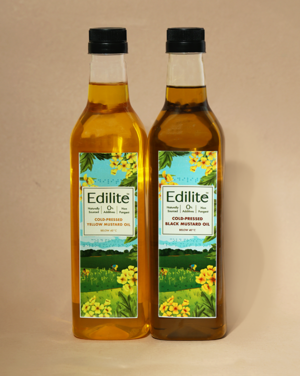 1 Lt Black + 1 Lt Yellow Mustard Oil