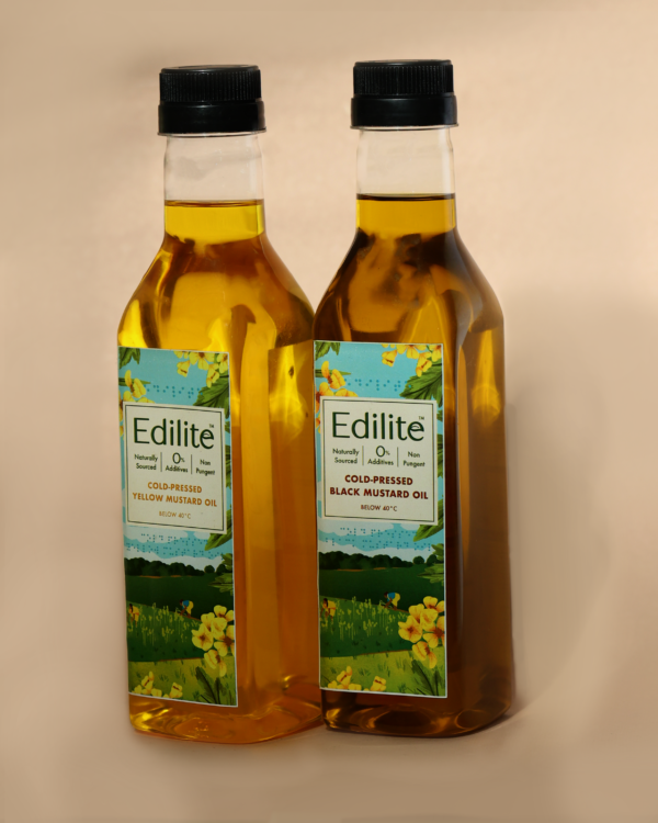 500 ML Black + 500 ML Yellow Mustard Oil - Image 4
