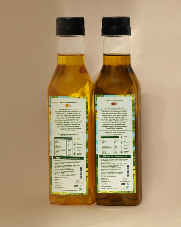 500 ML Black + 500 ML Yellow Mustard Oil - Image 3