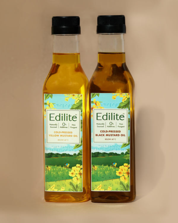 500 ML Black + 500 ML Yellow Mustard Oil