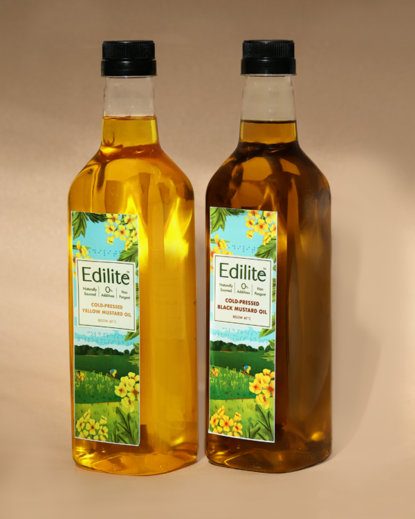 1 Lt Black + 1 Lt Yellow Mustard Oil - Image 3